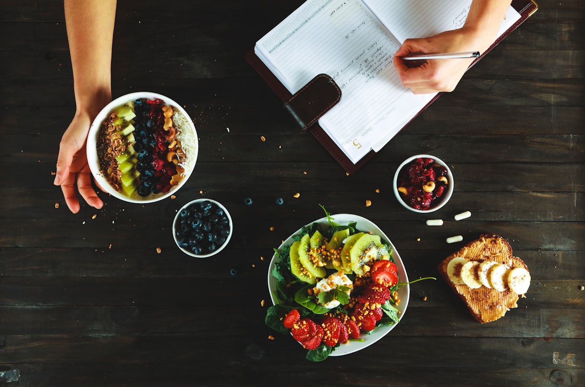 Healthy nutrition and meal planning